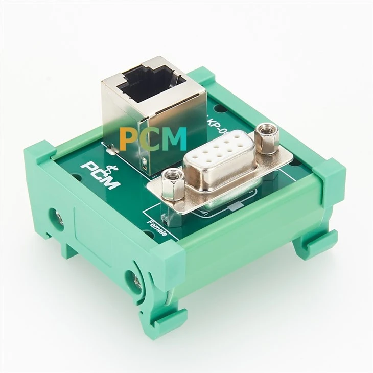 DIN Rail RJ45 To DB9 Terminal Block Adapter best