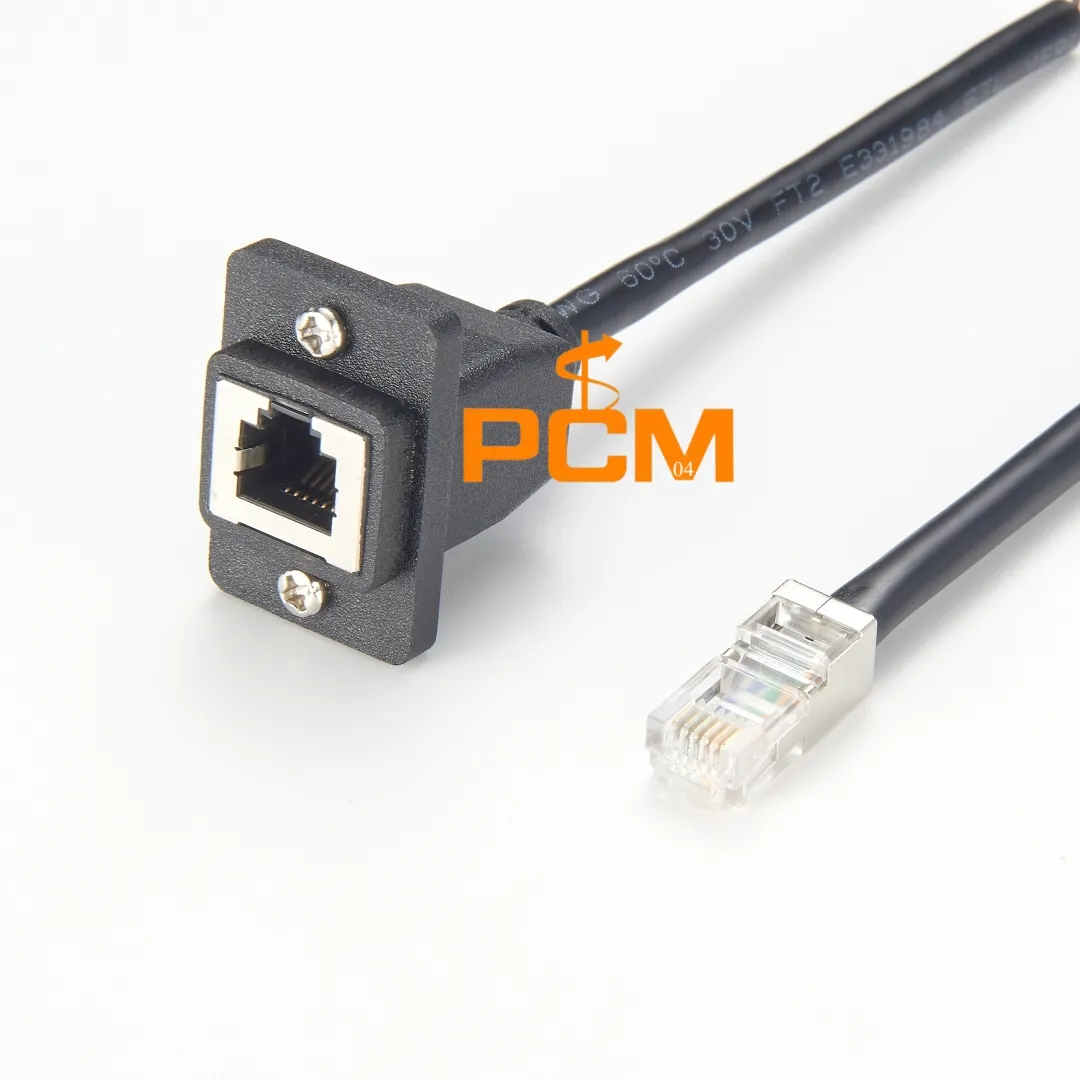 كبل الاتصال RJ12 6كبل تثبيت اللوحة P6C