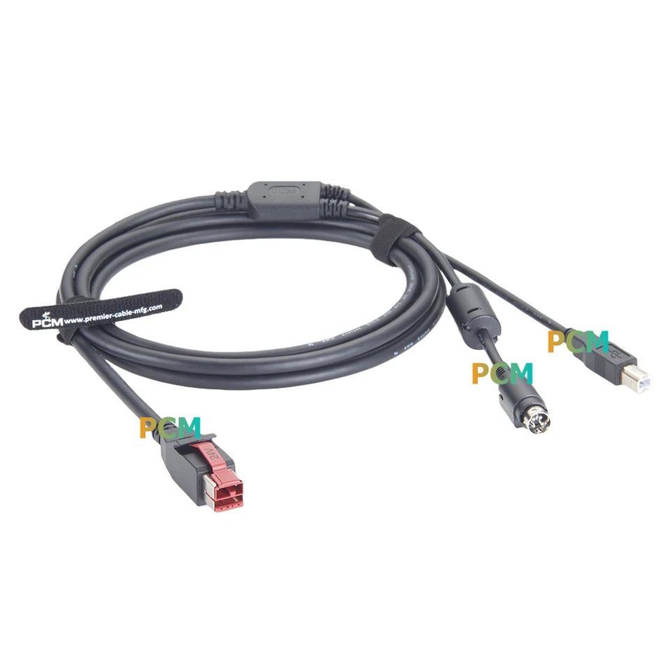 Powered USB To USB-B Hosiden 4Pin 24V Power Cable best