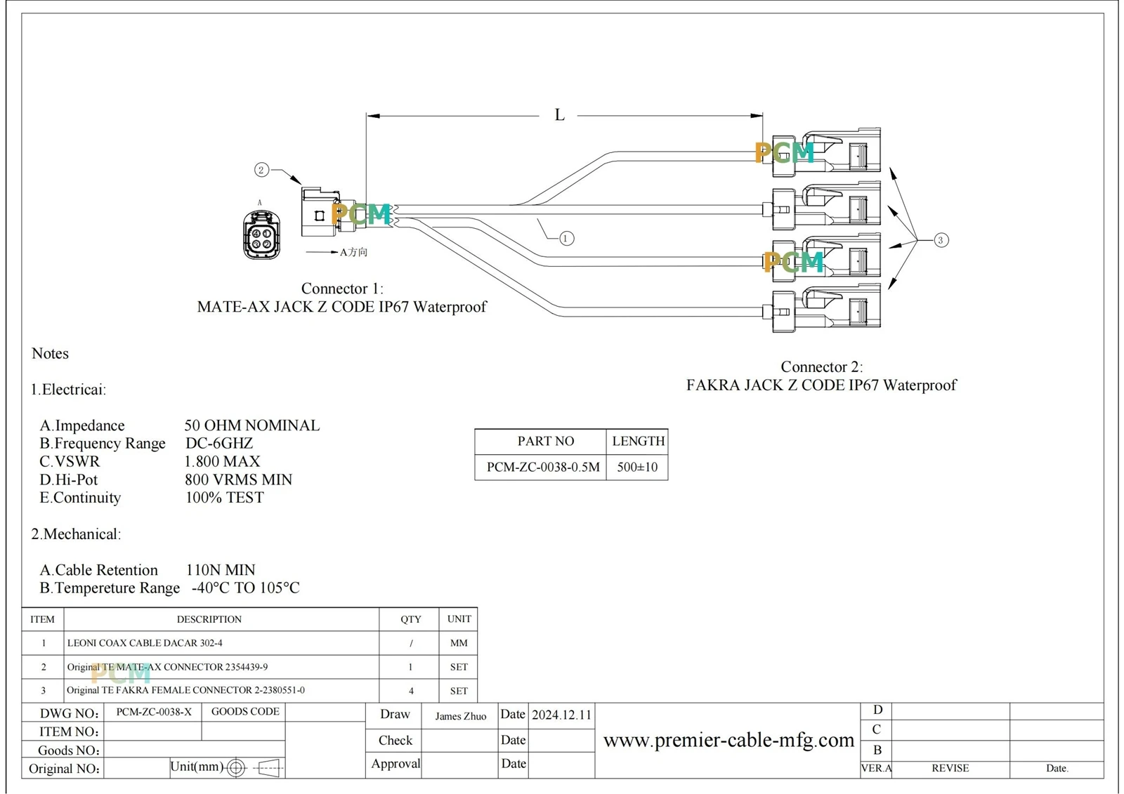 ZCL016-038-X 2354439-9 TO 2-2380551-0 Z TO Z 05M-Model200