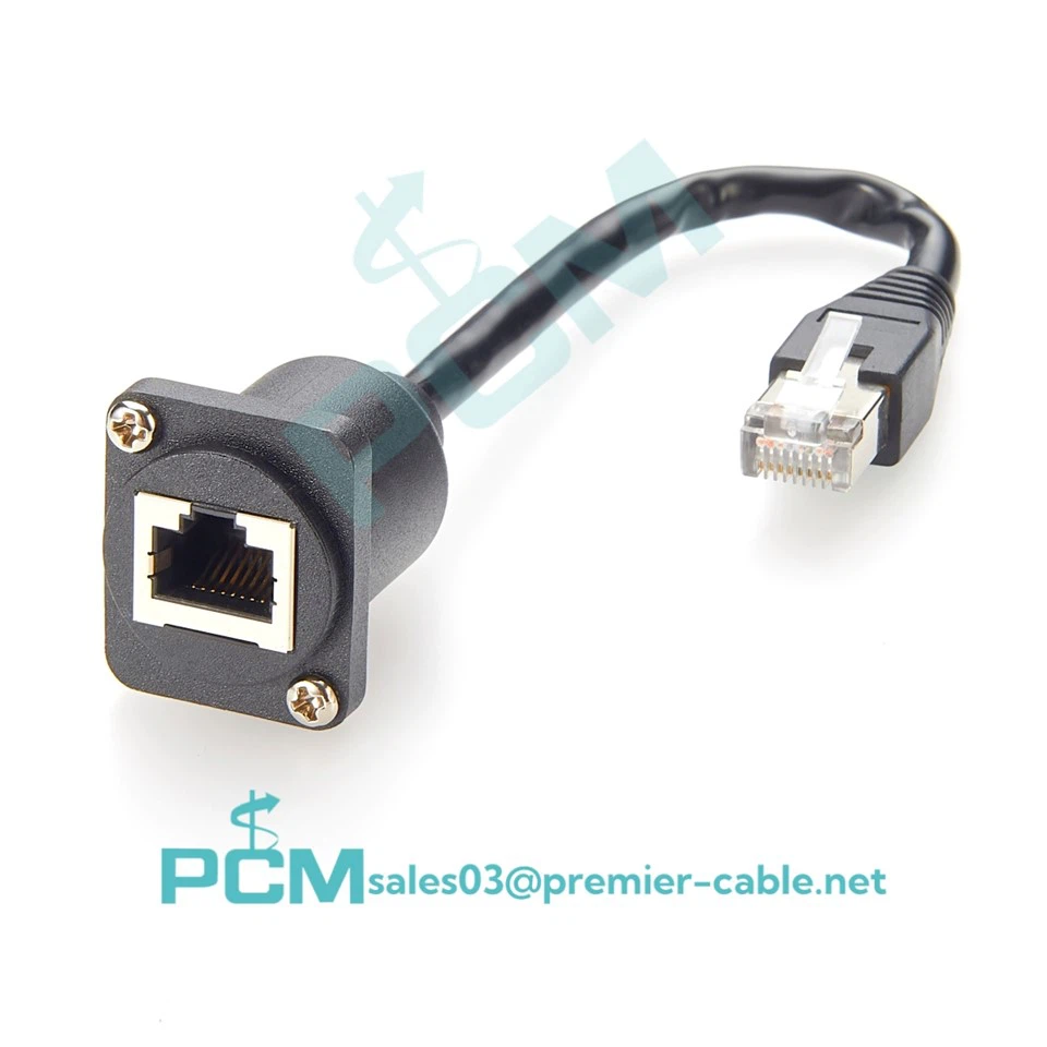 كابل تمديد RJ45 للتغذية من خلال مبيت D