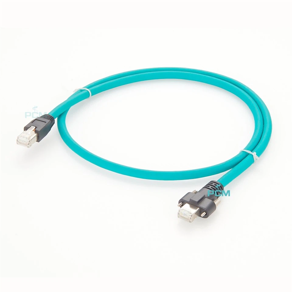 كابل RJ45 جيجا مع مسامير إبهامية