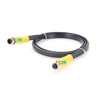 كابل واجهة مستشعر المحرك M12 A ذو 4 دبابيس من الذكور إلى الإناث