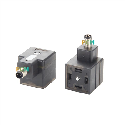 محول صمام الملف اللولبي VAD 1A-1-3-M8-3 DIN إلى M8