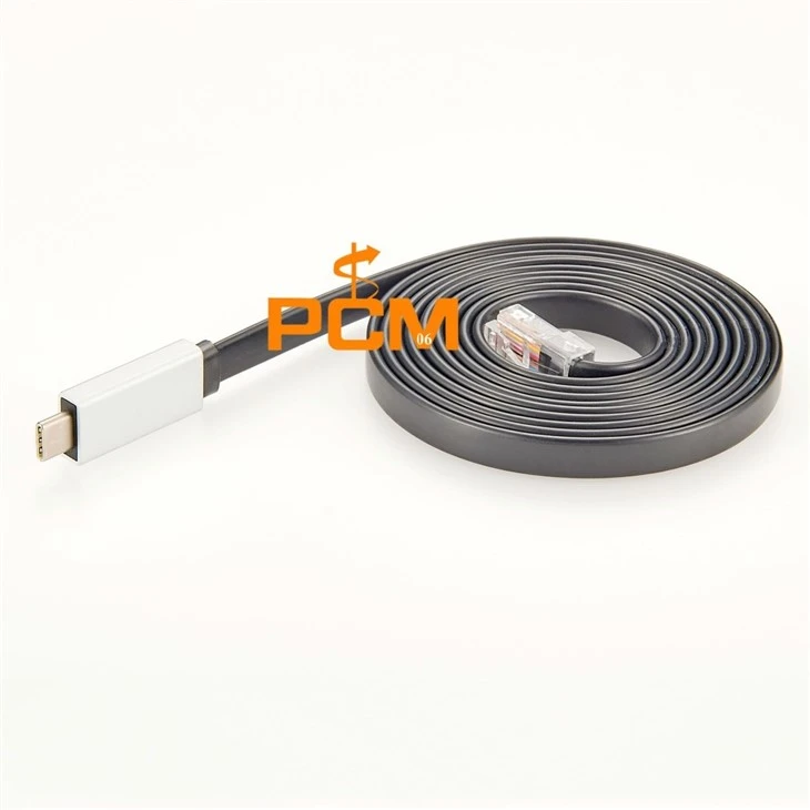 USB-C To RJ45 Console Cable With FTDI Chip