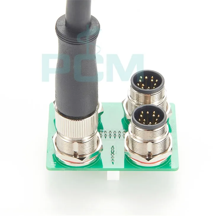 Variable Frequency Drive Cable M16 12 Pin Wiring Harness Power Shielded Signal Cable