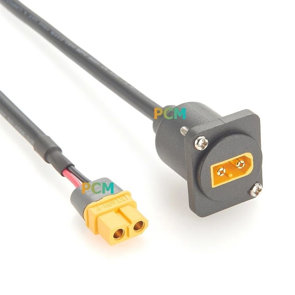 XT60 Male To Female D-type Panel Mount Cable best